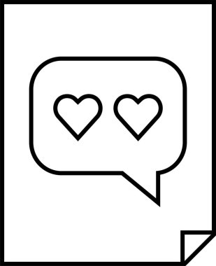 SMS ve Metin konuşma ikonu vektör illüstrasyonu