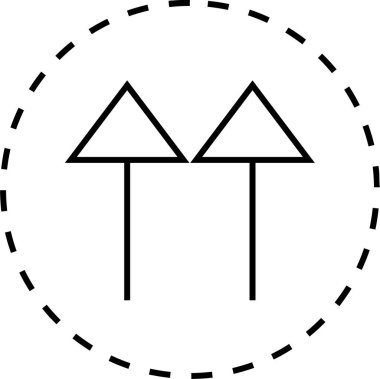 kullanıcı arayüzü ok simgesi, vektör illüstrasyonu