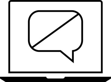 SMS ve Metin konuşma ikonu vektör illüstrasyonu