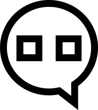 sohbet simgesi vektör illüstrasyonu