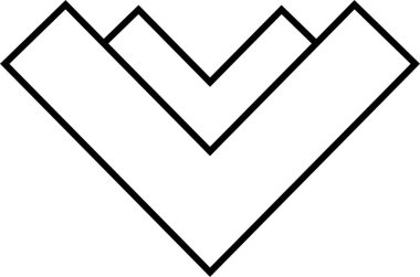 kullanıcı arayüzü ok simgesi, vektör illüstrasyonu