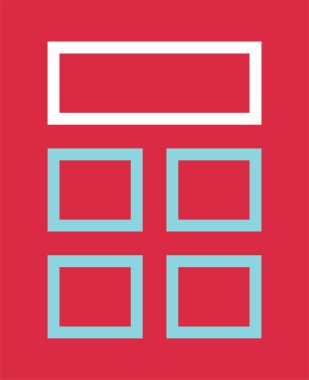 Modern b 'nin vektör illüstrasyonu eksik simgesi