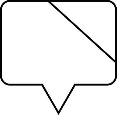 SMS ve Metin konuşma ikonu vektör illüstrasyonu