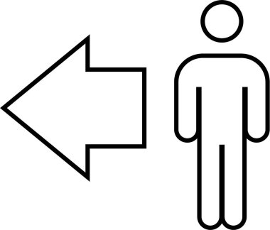 Basit web bilgi simgesi, vektör illüstrasyonu