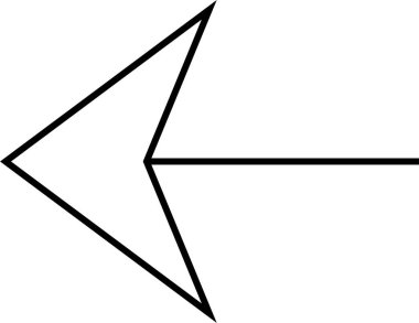 navigasyon simgesi işaret vektör çizimi