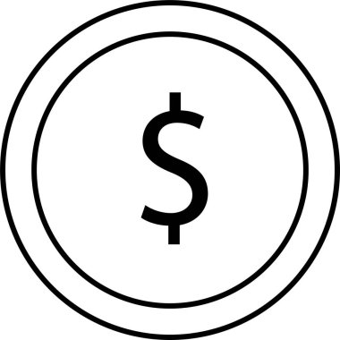 Basit e-ticaret konsepti simgesi, vektör illüstrasyonu