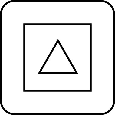 Soyut simge şablonu, vektör illüstrasyonu