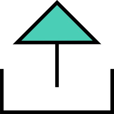 kullanıcı arayüzü ok simgesi, vektör illüstrasyonu