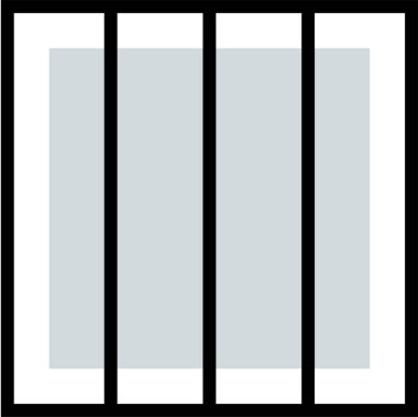 Basit satır simgesi, vektör illüstrasyonu