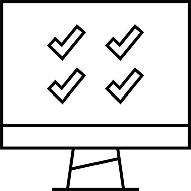 Basit web bilgi simgesi, vektör illüstrasyonu