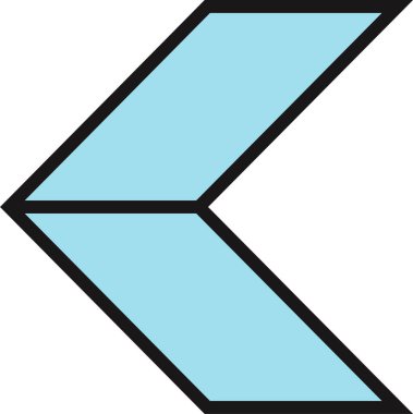 kullanıcı arayüzü ok simgesi, vektör illüstrasyonu