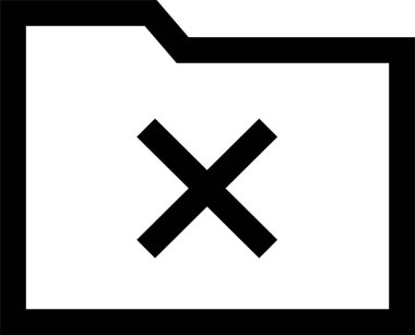 Sil. Web simgesi basit illüstrasyon