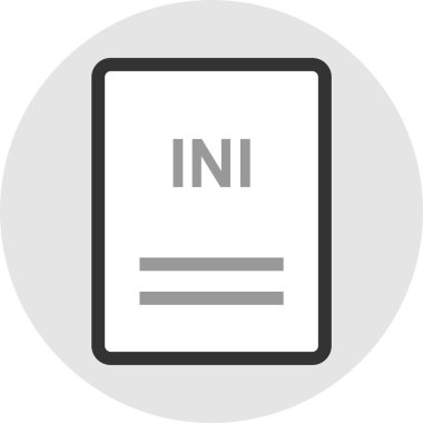 dosya adı simgesi vektör illüstrasyonu