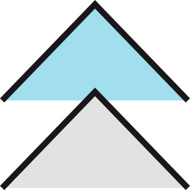 kullanıcı arayüzü ok simgesi, vektör illüstrasyonu