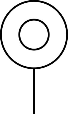 Yemek. Web simgesi basit illüstrasyon