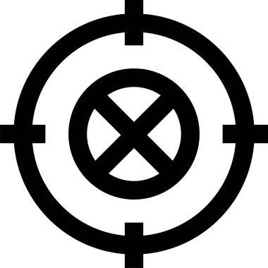 Hedef. Web simgesi basit illüstrasyon