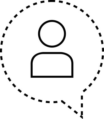 SMS ve Metin konuşma ikonu vektör illüstrasyonu