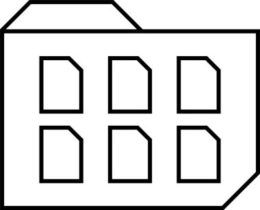 dizin simgesi vektör illüstrasyonu