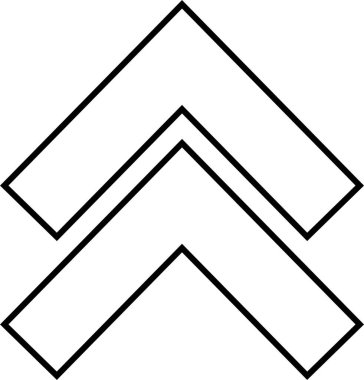 kullanıcı arayüzü ok simgesi, vektör illüstrasyonu