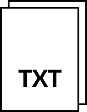 dosya adı simgesi vektör illüstrasyonu