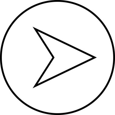 kullanıcı arayüzü ok simgesi, vektör illüstrasyonu