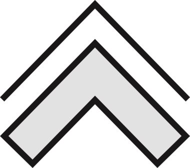 kullanıcı arayüzü ok simgesi, vektör illüstrasyonu