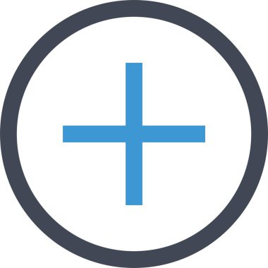 ekle, artı simge vektör illüstrasyonu 