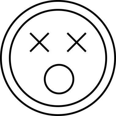 emoji yüz vektör illüstrasyonu