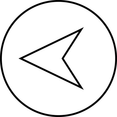 kullanıcı arayüzü ok simgesi, vektör illüstrasyonu