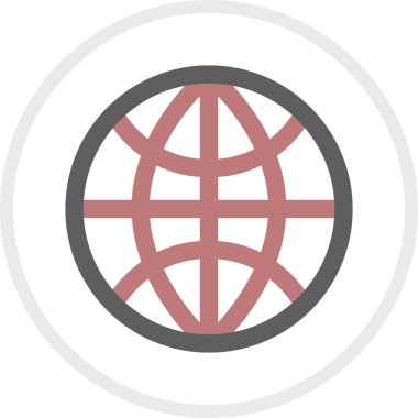 Konum simgesi. Yönlendirme simgesi. Harita Simgesi, Vektör İllüstrasyonu