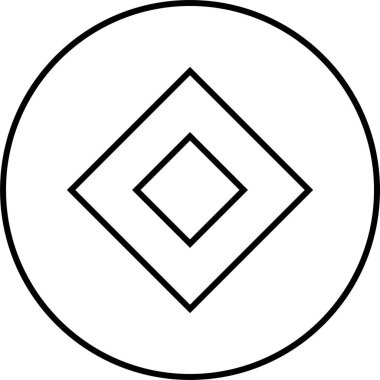 Bir b eksikliği simgesinin vektör çizimi