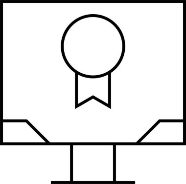 Basit web bilgi simgesi, vektör illüstrasyonu