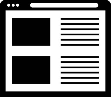 Dosya. Web simgesi basit illüstrasyon