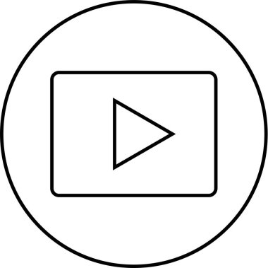 Web arayüzü simgesi, vektör illüstrasyonu