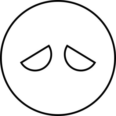 yüz simgesi, vektör illüstrasyonu 