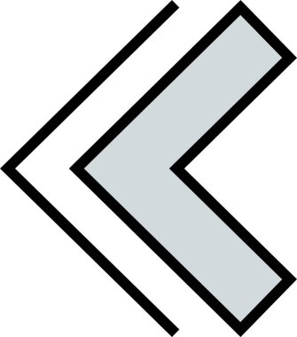 kullanıcı arayüzü ok simgesi, vektör illüstrasyonu