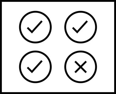 Web arayüzü simgesi, vektör illüstrasyonu