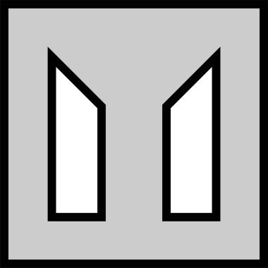 pencere simgesi vektör illüstrasyonu