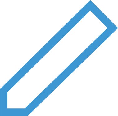 Kalem simgesi vektör resimlemesini düzenle 