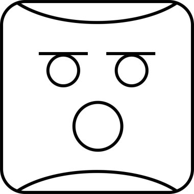 emoji yüz vektör illüstrasyonu