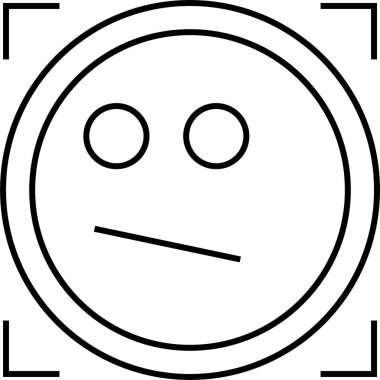 emoji yüz vektör illüstrasyonu