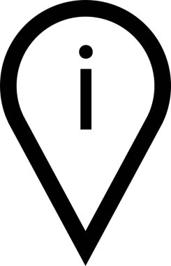 navigasyon simgesi işaret vektör çizimi