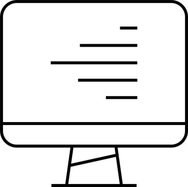 Basit web bilgi simgesi, vektör illüstrasyonu