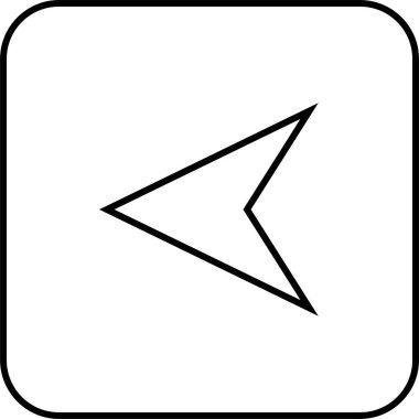 kullanıcı arayüzü ok simgesi, vektör illüstrasyonu