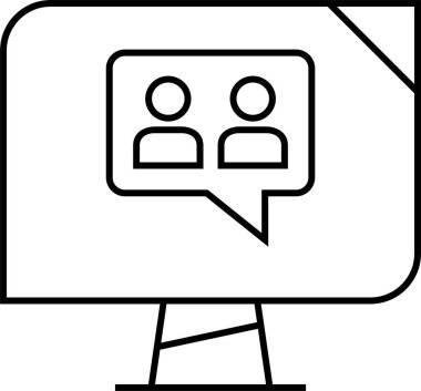 SMS ve Metin konuşma ikonu vektör illüstrasyonu