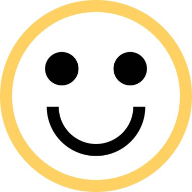 yüz simgesi, vektör illüstrasyonu 