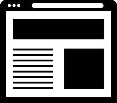 Dosya. Web simgesi basit illüstrasyon