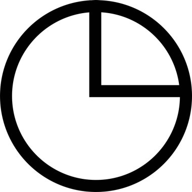 Pasta çizelgesi. Web simgesi