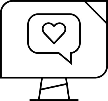 SMS ve Metin konuşma ikonu vektör illüstrasyonu