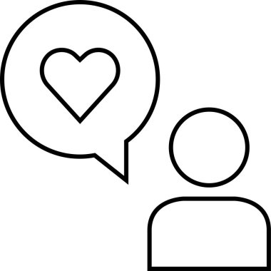 sohbet simgesi vektör illüstrasyonu